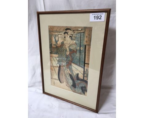  Sale Item:    JAPANESE GIRL PICTURE (AF)   Vat Status:   No Vat   Buyers Premium:  This lot is subject to a Buyers Premium o