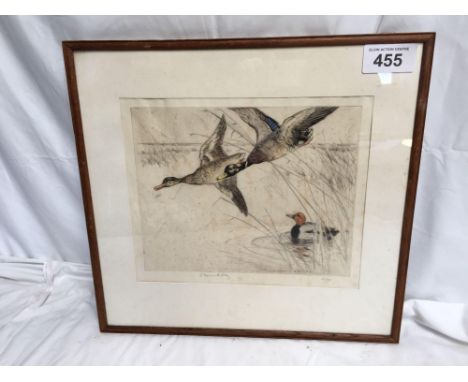  Sale Item:    VERNON STOKES PRINT DUCKS   Vat Status:   No Vat   Buyers Premium:  This lot is subject to a Buyers Premium of