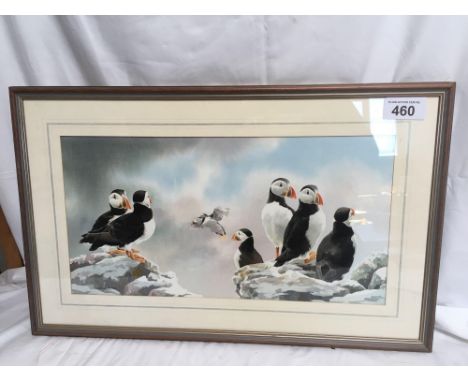  Sale Item:    PICTURE PUFFINS BY H M INSH   Vat Status:   No Vat   Buyers Premium:  This lot is subject to a Buyers Premium 