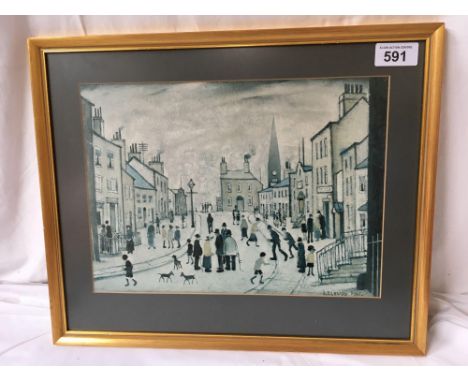  Sale Item:    L S LOWRY PRINT 1935   Vat Status:   No Vat   Buyers Premium:  This lot is subject to a Buyers Premium of 15% 