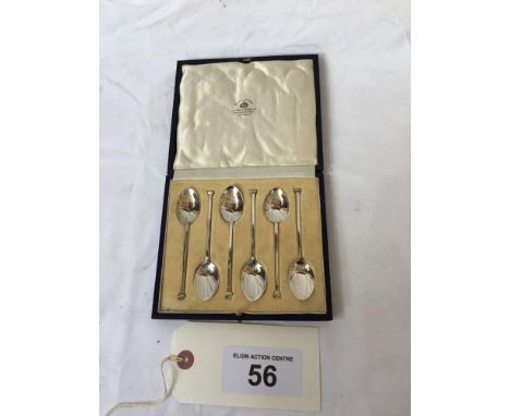  Sale Item:    MAPPIN &amp; WEBB SILVER COFFEE SPOONS  Vat Status:   No Vat   Buyers Premium:  This lot is subject to a Buyer