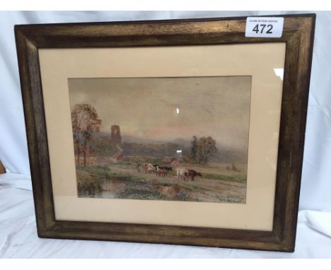  Sale Item:    W C PAINTING BRAMBER CASTLE SUSSEX  Vat Status:   No Vat   Buyers Premium:  This lot is subject to a Buyers Pr