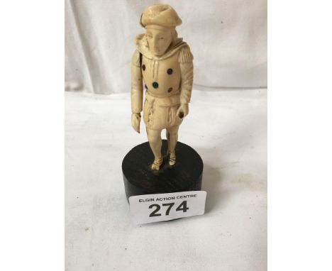  Sale Item:    JEWELLED IVORY STYLE FIGURE (AF)   Vat Status:   No Vat   Buyers Premium:  This lot is subject to a Buyers Pre