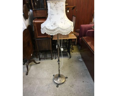  Sale Item:    METAL STANDARD LAMP   Vat Status:   No Vat   Buyers Premium:  This lot is subject to a Buyers Premium of 15% +