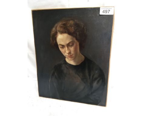  Sale Item:    OIL PAINTING LADY   Vat Status:   No Vat   Buyers Premium:  This lot is subject to a Buyers Premium of 15% + V