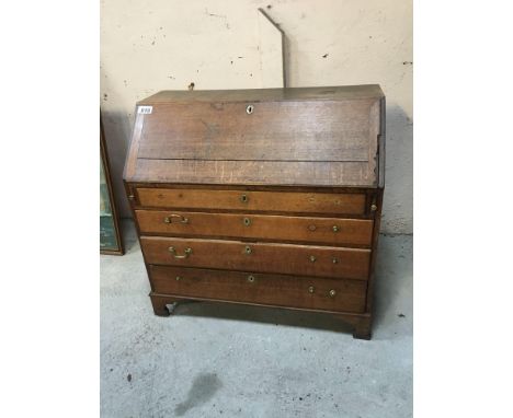  Sale Item:    OAK BUREAU (AF)   Vat Status:   No Vat   Buyers Premium:  This lot is subject to a Buyers Premium of 15% + Vat