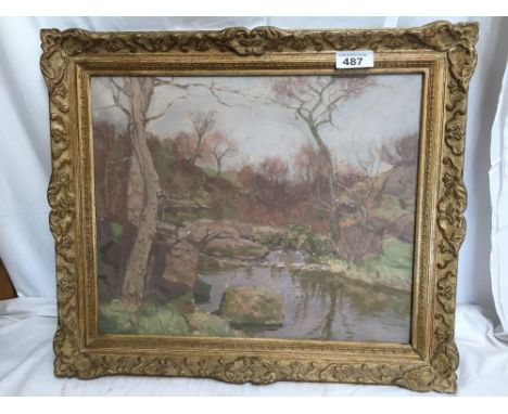  Sale Item:    OIL PAINTING RIVER SCENE TOM CONN (FRAME AF)  Vat Status:   No Vat   Buyers Premium:  This lot is subject to a