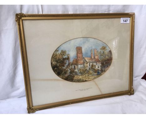  Sale Item:    W C PAINTING BISHOP BURTON (AF)   Vat Status:   No Vat   Buyers Premium:  This lot is subject to a Buyers Prem