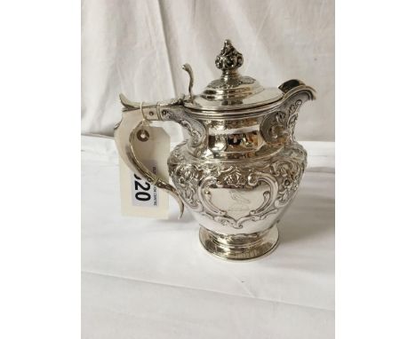  Sale Item:    SILVER COFFEE POT   Vat Status:   No Vat   Buyers Premium:  This lot is subject to a Buyers Premium of 15% + V
