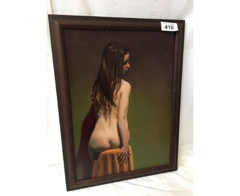  Sale Item:    OIL PAINTING NUDE OWEN CLAYTON (AF)  Vat Status:   No Vat   Buyers Premium:  This lot is subject to a Buyers P