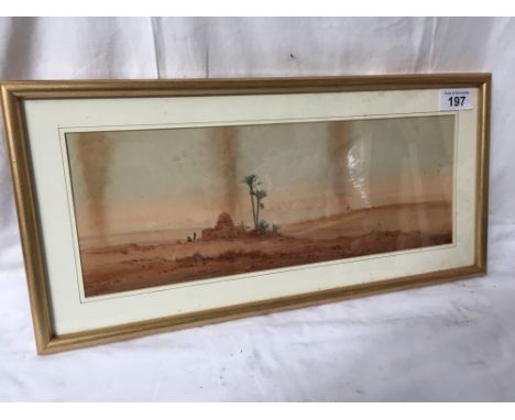  Sale Item:    W C PAINTING TOMB NEAR CAIRO SIGNED  Vat Status:   No Vat   Buyers Premium:  This lot is subject to a Buyers P