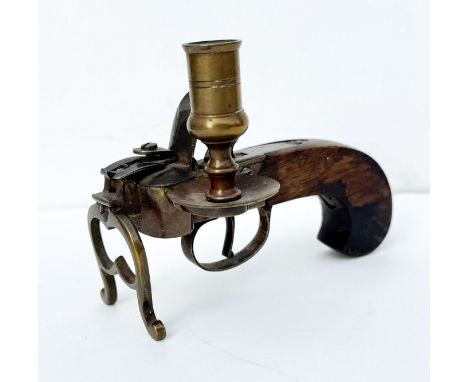 Flint lock table top lighter.