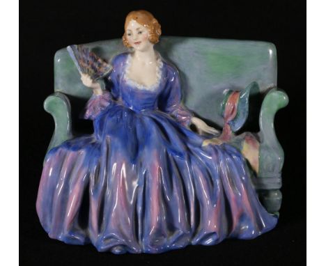 Royal Doulton figure "Sweet and Twenty", HN1360, title in black enamel, green painted mark, 14cm high