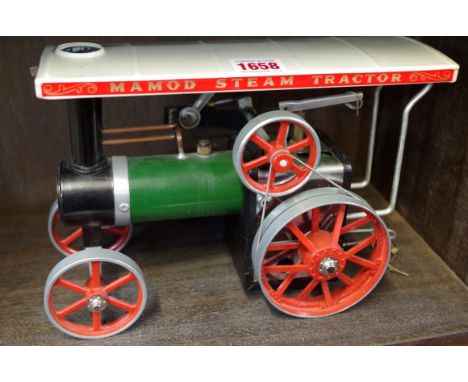 A Mamod TE1A steam tractor. 