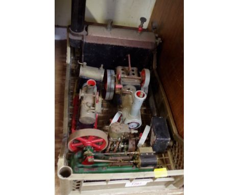 A collection of live steam items,&nbsp;to include a Stuart stationary engine; and Mamod items.&nbsp; 