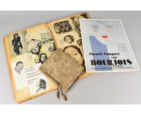 A Vintage Photo Album Containing Edwardian Monochrome Photographs together with a Scrap Book Containing Press Cuttings and Ci