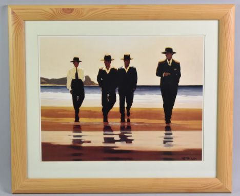 A Framed Jack Vettriano Print, Subject 39x31cm
