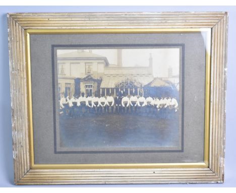 A Framed Vintage Photograph, The Cast of a  Minstrel Show C.1900, This Item is Listed on the Basis that it is Illustrative of