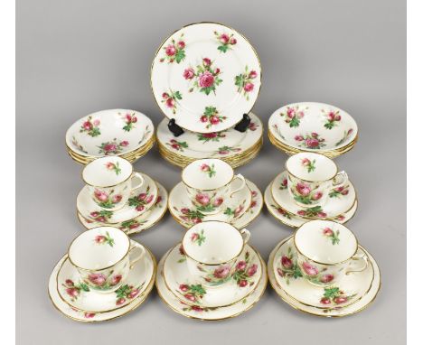 A Hammersley Grandmothers Rose Tea Set to Comprise Six Cups, Six Saucers, Six Side Plates, Six Small Plates and Six Bowls