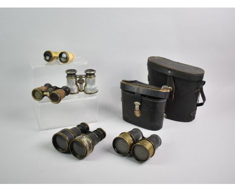 A Collection of Various Vintage Binoculars, Most AF,