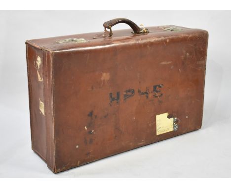 A Vintage Suitcase, 70cms Wide