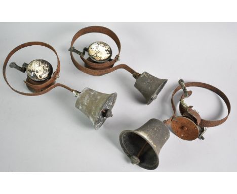 A Collection of Three Vintage Servants Bells, 26cms High