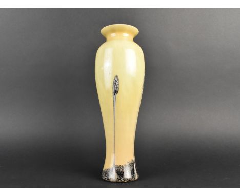 Caithness Ebony Collection Vase, 25cm high