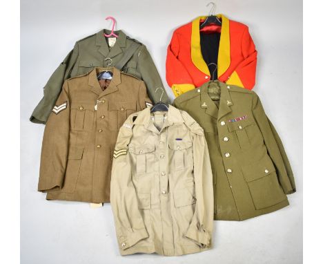 A Collection of Various Vintage Military Uniforms to Include No. 6 Dress, Mess Kit etc (Various Condition)