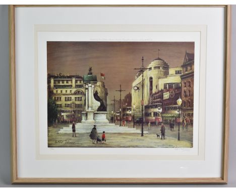 A Limited Edition Arthur Delaney Print, Signed, 177/500, Subject 42x31cm