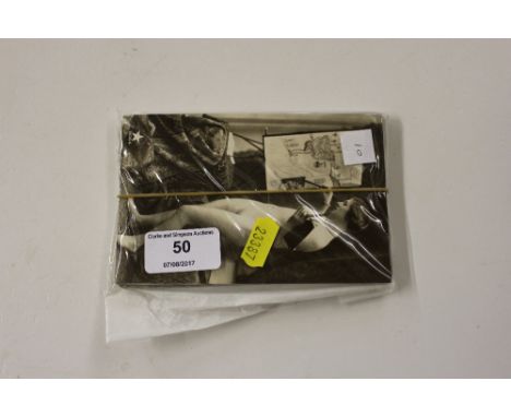 A packet of post-cards some depicting nude figures 