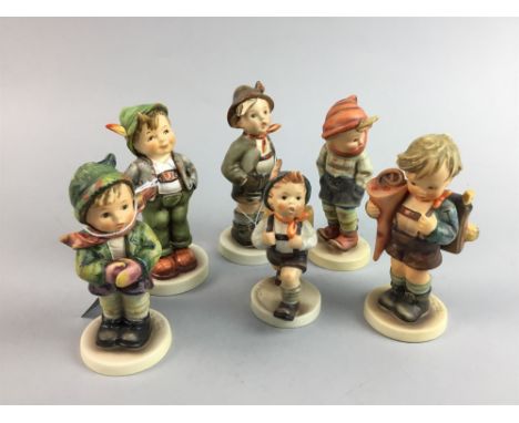 LOT OF HUMMEL FIGURES, comprising ten figures of children