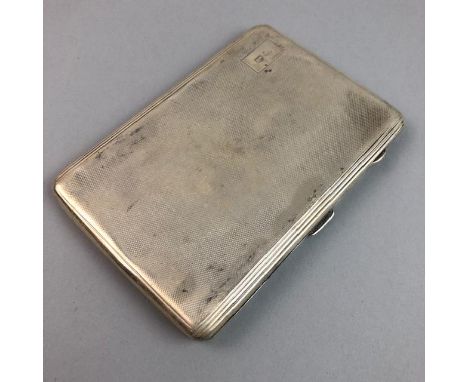 ENGINE TURNED CIGARETTE CASE, Birmingham, approx 170 grams
