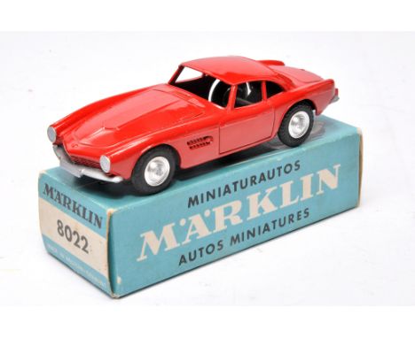 Marklin No. 8022 BMW 507. Red. Displays generally excellent in very good to excellent box.