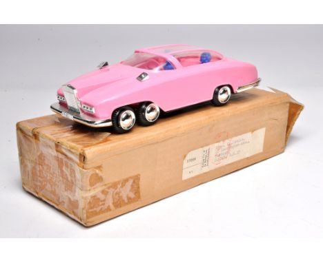 Lincoln International Plastic 8" Toy of Lady Penelope's Fab 1, from Gerry Anderson's Thunderbirds. Promotional mail-away issu