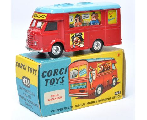 Corgi No. 426 Chipperfields Circus Mobile Booking Office. Displays generally excellent, with little sign of wear. In very goo