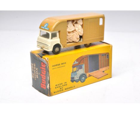 Budgie No. 294 Horsebox. Tan and White. Displays good with signs of wear throughout. In fair to good box.