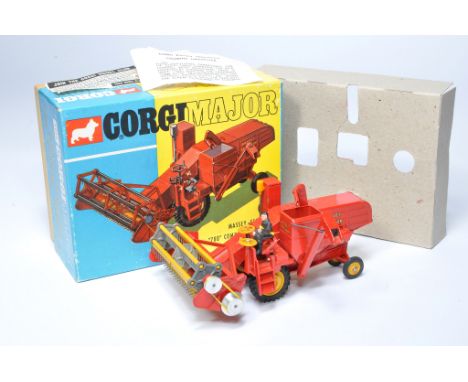 Corgi No. 1111 Massey Ferguson 780 Combine Harvester (Metal tines). Displays generally excellent with little sign of wear, on