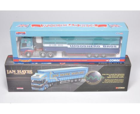 Corgi Diecast Model Trucks comprising sets in the livery of Ian Hayes and Woodhead Bros. Look to be without obvious sign of f
