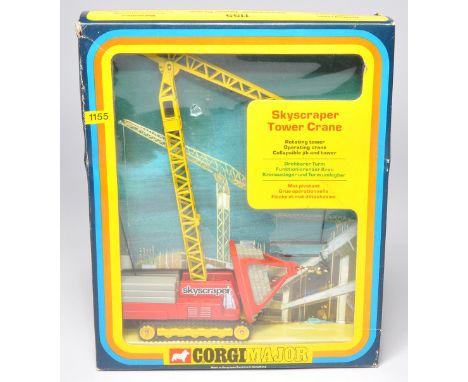 Corgi No. 1155 Skyscraper Tower Crane. Appears excellent in very good box.