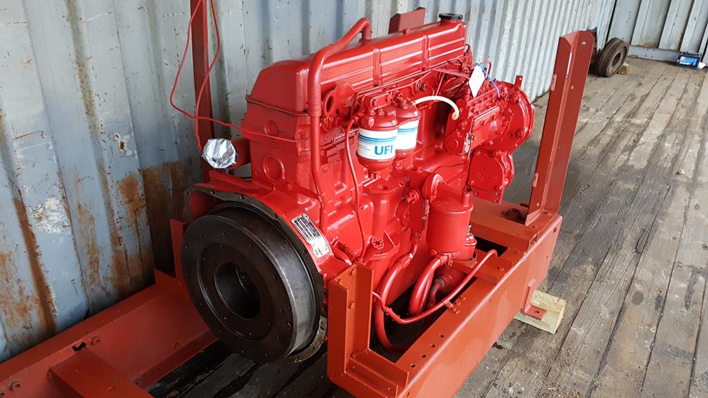 * Ford 6 Cylinder Turbo Diesel Engine. A Ford Model 2704ET 6 Cylinder