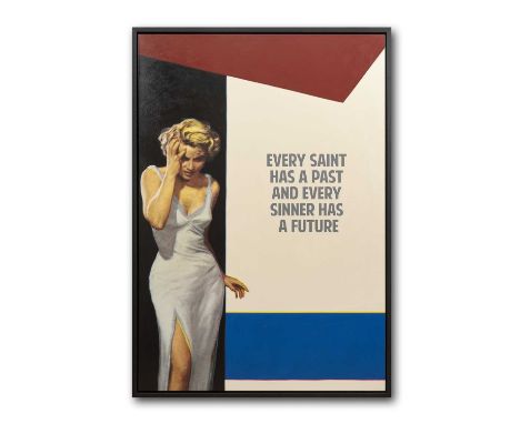 Connor Brothers (British Duo), 'Every Saint Has A Past', 2022, acrylic, oil stick, and mixed media on canvas, signed and date