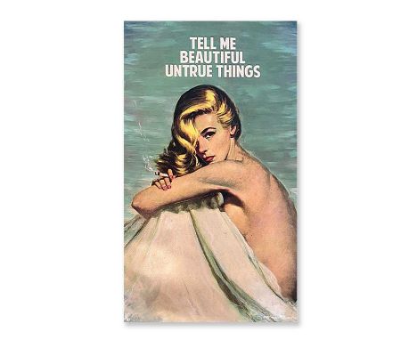 Connor Brothers (British Duo), 'Tell Me Beautiful Untrue Things', 2016, giclee, screenprint, acrylic, and oil on wove paper, 