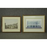 Andras Kaldor (Hungarian 1938-2022) 'Liberty & Co, Regent Street, 1989', lithograph, signed lower