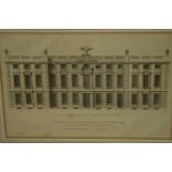 After Campbell Delin, H Hulsbergh (sculp), The Elevation of Dyrham House in Gloucester, Seat of