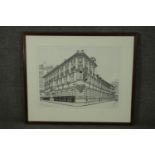 Richard Bramble (Dorset Artist) 'The Institute of Chartered Accountants', Ltd Edition etching of