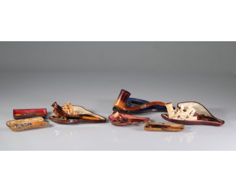 Lot of pipes and cigarette holders - Weight:  360 g - Sizes: Divers  - Condition: at first sight - normal wear and tear from 