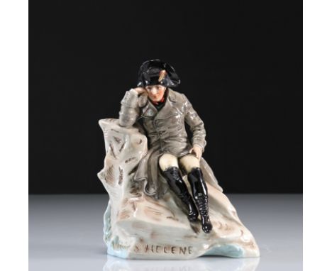 Saxon porcelain group depicting Napoleon - Weight:  815 g - Sizes: H=210mm L=160mm - Condition: at first sight - good conditi