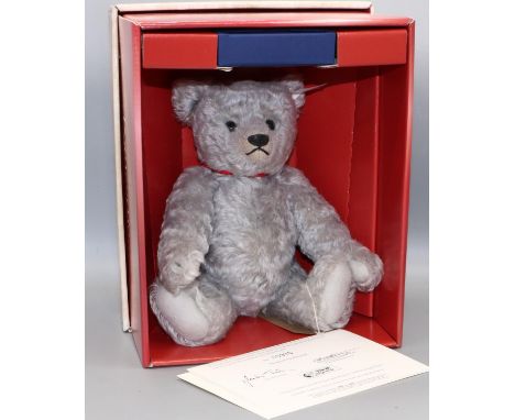 Steiff - 'Poinsettia, the Swarovski Teddy Bear', 2007 limited edition, boxed with certificate 