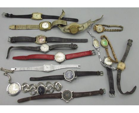 Ladies Marvin wristwatch, signed silvered Arabic dial with subsidiary seconds, signed 540 calibre 15 jewel movement, other la