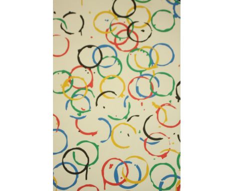 Rachel Whiteread 'London'. 2012 Olympics / Paralympics poster on satin paper. Lithograph printed by Pyramid 80 x 60 cm. 